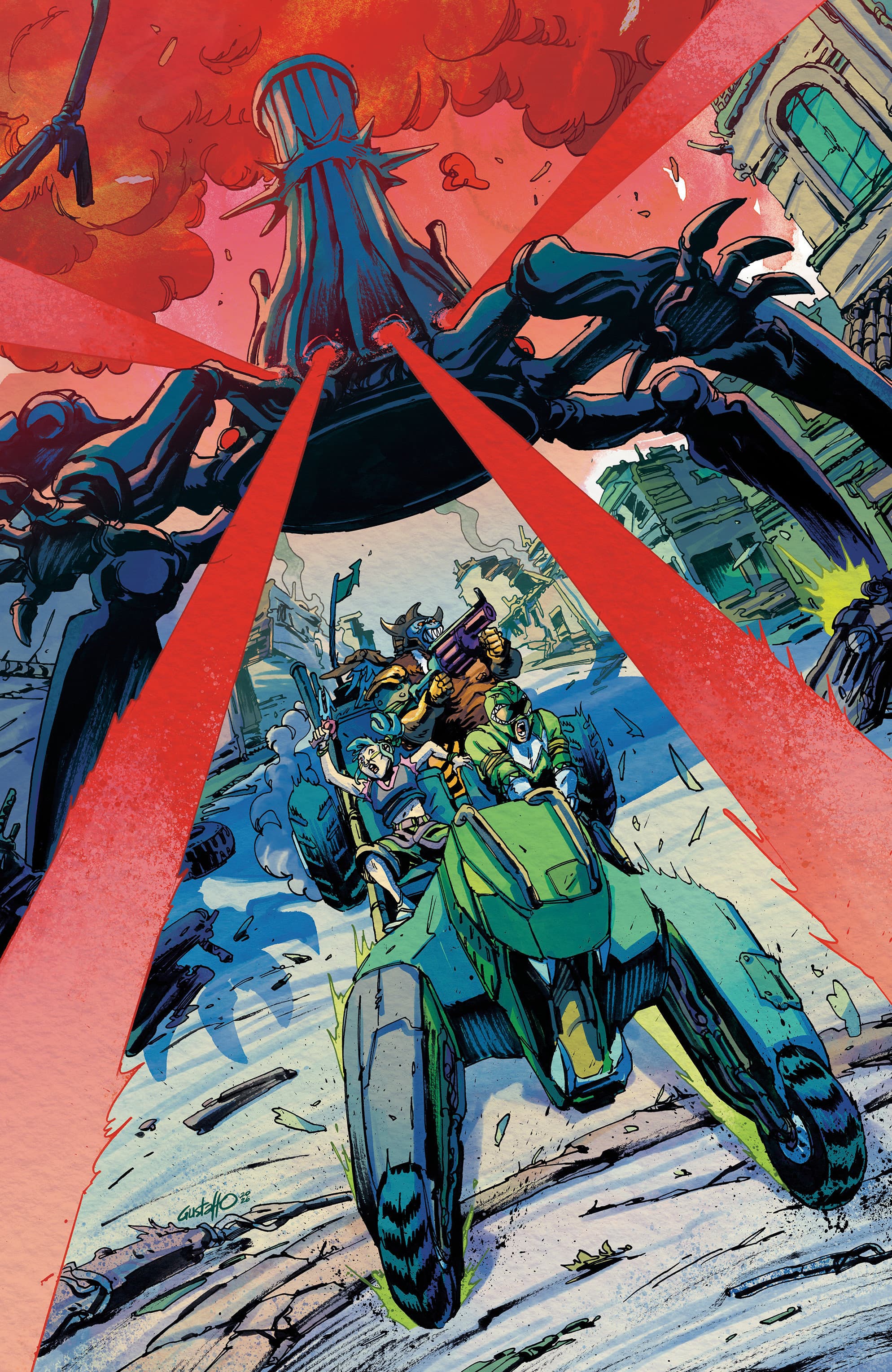 Cover for Power Rangers Green