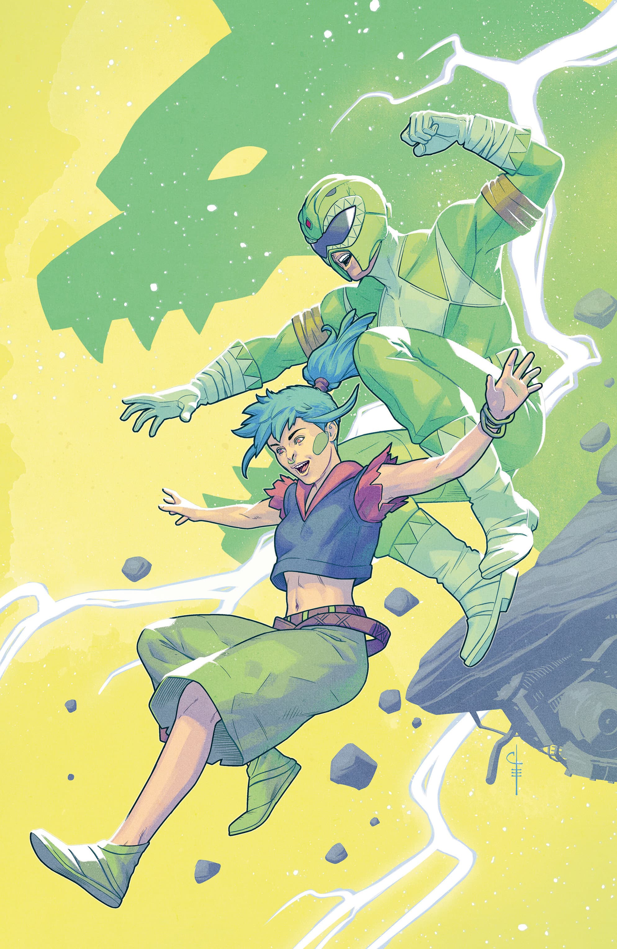Cover for Power Rangers Green