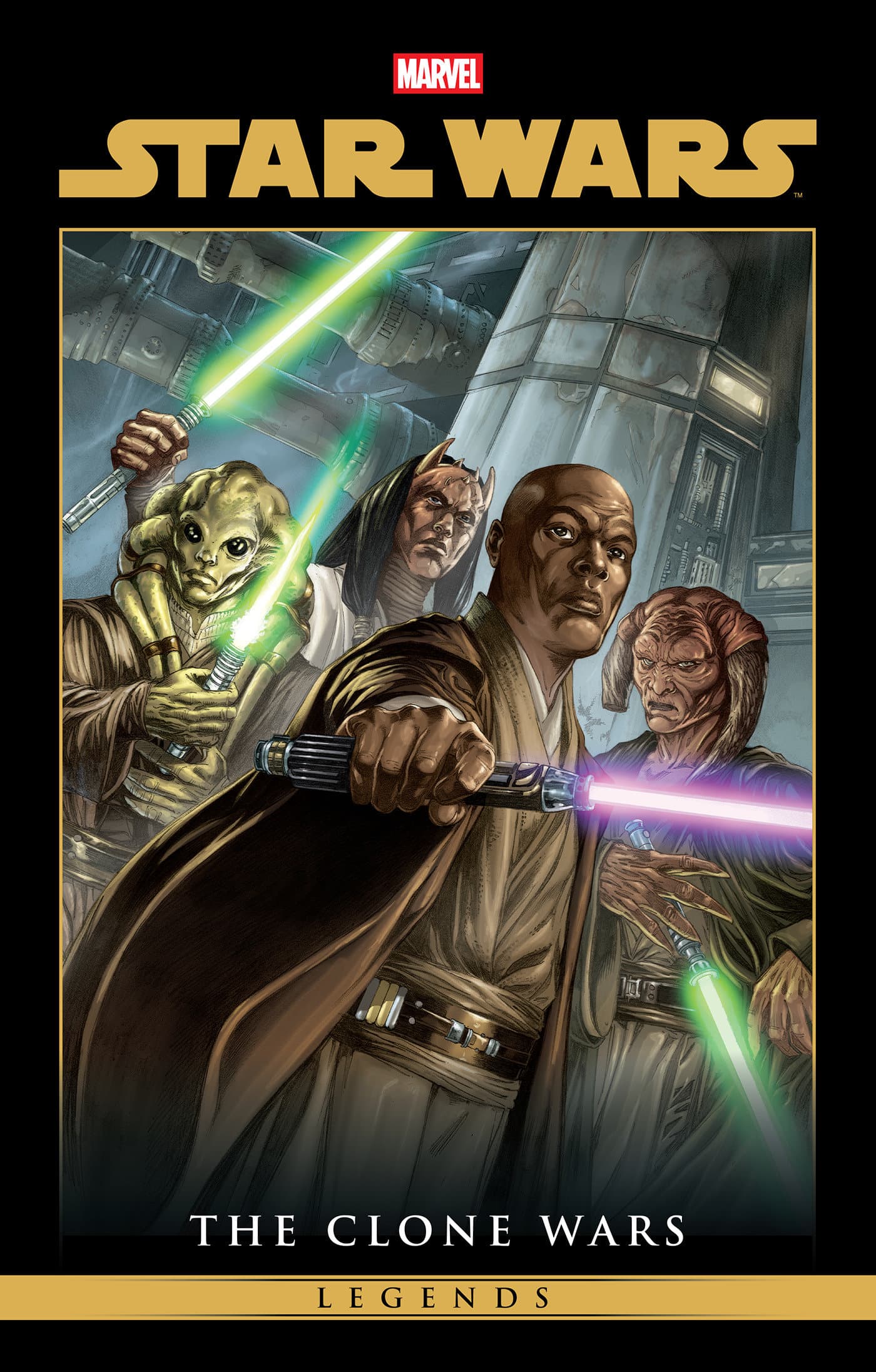Cover for Star Wars Legends: The Clone Wars Omnibus Vol. 1 Jan Duursema Cover