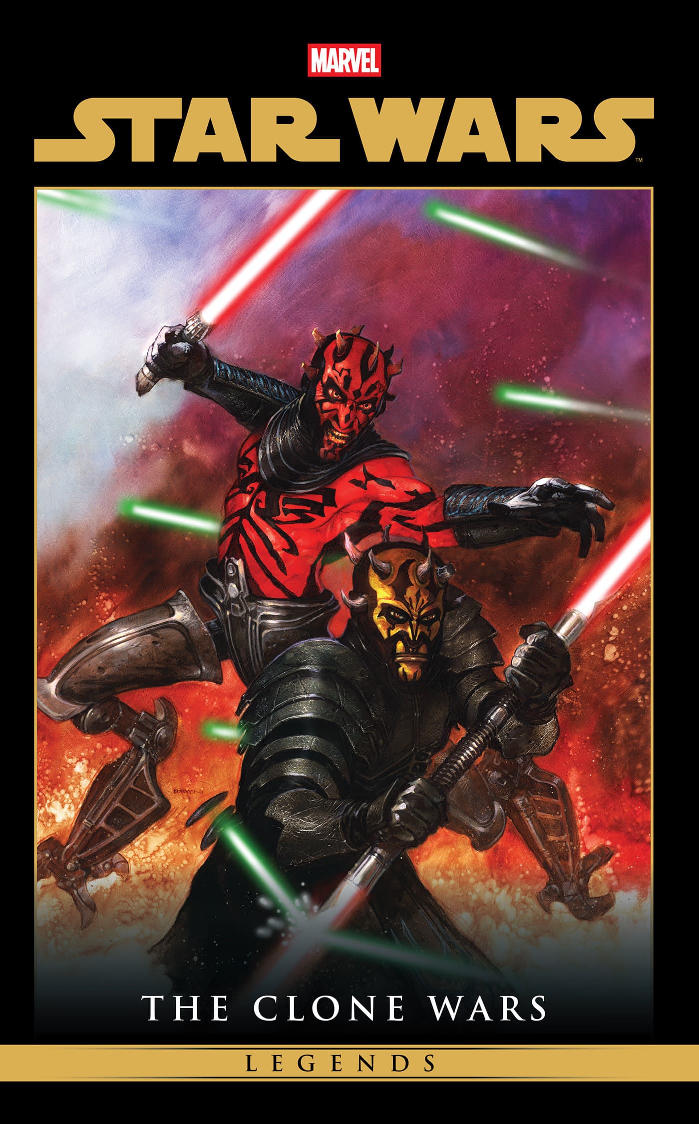 Cover für Star Wars Legends: The Clone Wars Omnibus Vol. 1 Dave Dorman Cover [DM Only]
