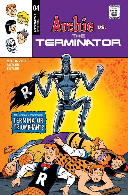 Cover for ARCHIE VS THE TERMINATOR