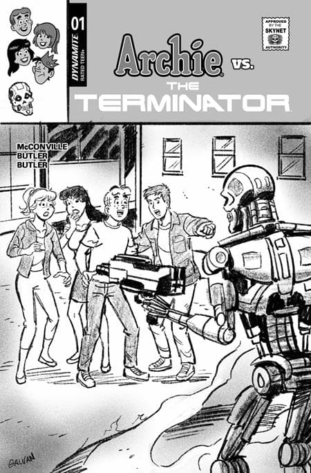 Cover for ARCHIE VS THE TERMINATOR