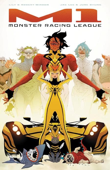 Cover für M1 MONSTER RACING LEAGUE JAE LEE CVR