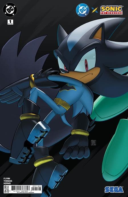 Cover for DC x Sonic the Hedgehog