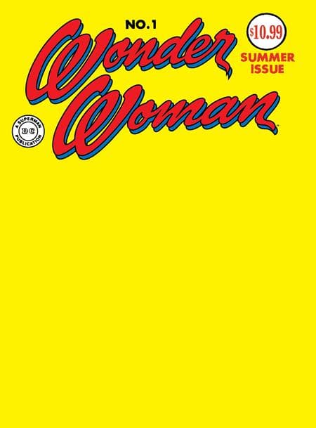 Cover for Wonder Woman #1 Facsimile Edition