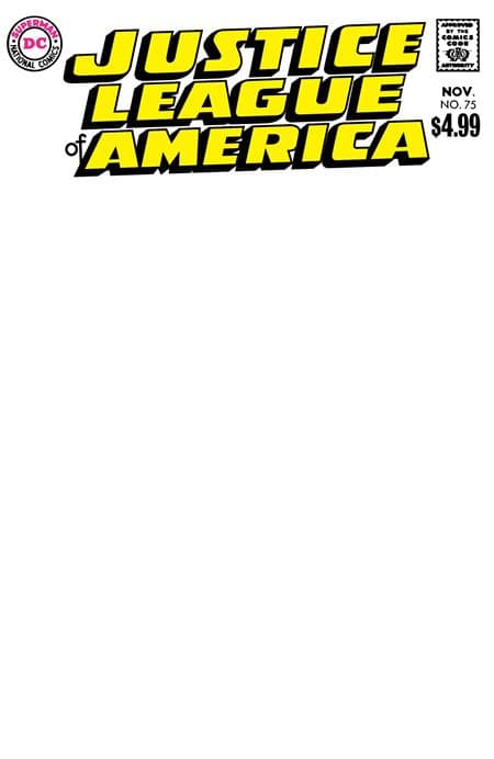 Cover for Justice League of America #75 Facsimile Edition