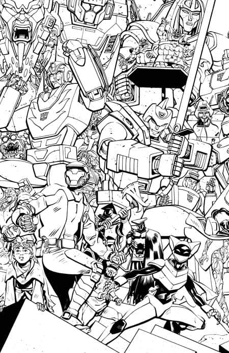 CVR I TOM REILLY ENERGON UNIVERSE 3RD ANNIVERSARY B&W VAR