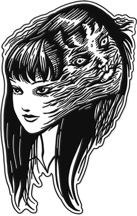JUNJI ITO TOMIE ENAMEL PIN BADGE Cover