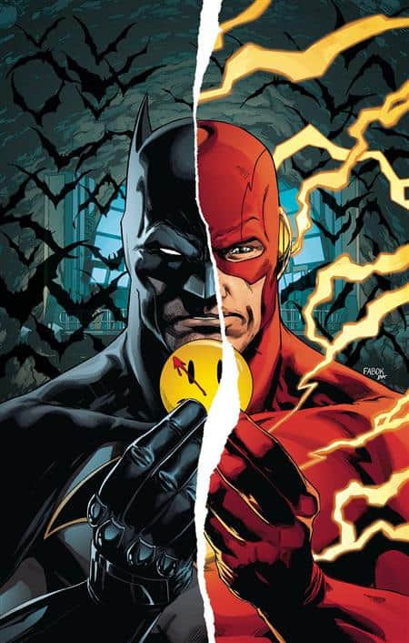 BATMAN FLASH THE BUTTON DELUXE EDITION Cover