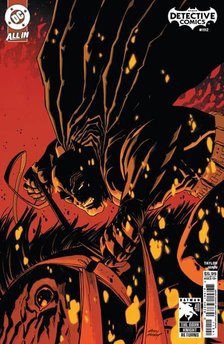 CVR D ANDY KUBERT DARK KNIGHT RETURNS 40TH ANNIVERSARY CARD STOCK