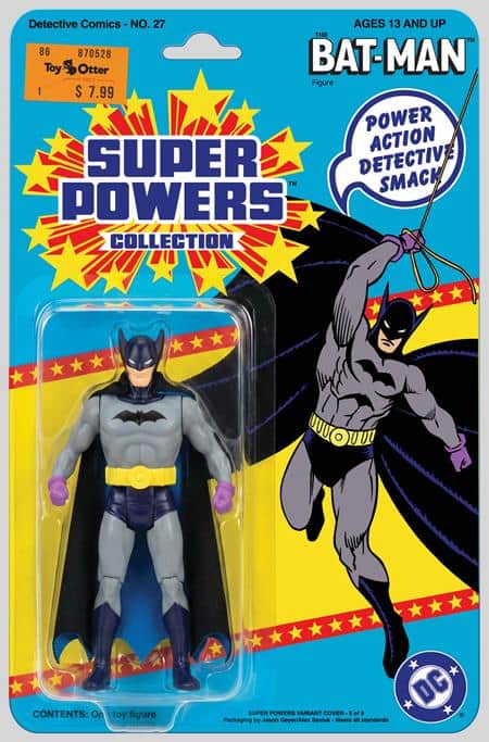 CVR B JASON GEYER & ALEX SAVIUK FIRST APPEARANCE BATMAN SUPER POWERS ACTION FIGURE CARD STOCK VAR (2026)