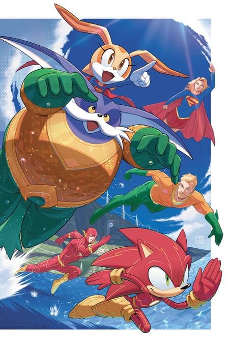 Cover for DC X SONIC THE HEDGEHOG METAL LEGION