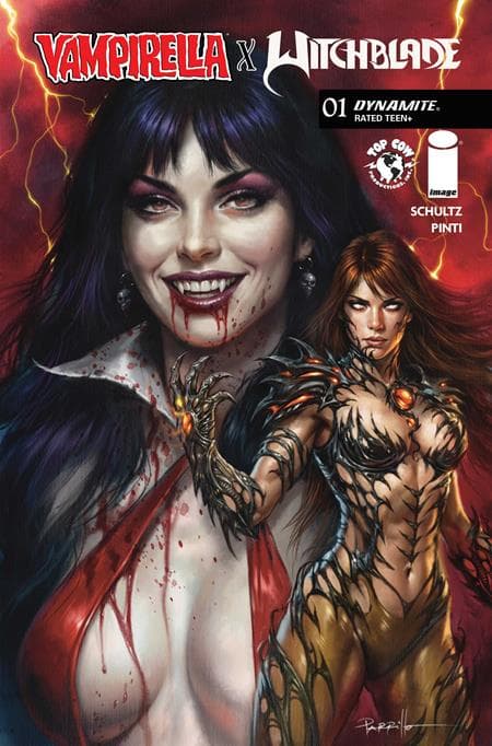 Cover for VAMPIRELLA X WITCHBLADE SPECIAL