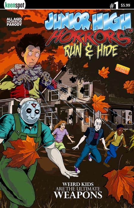 JUNIOR HIGH HORRORS RUN & HIDE Cover
