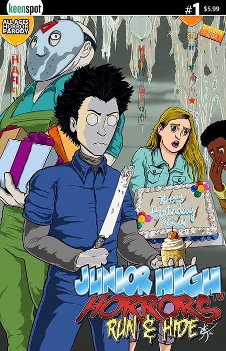Cover for JUNIOR HIGH HORRORS RUN & HIDE