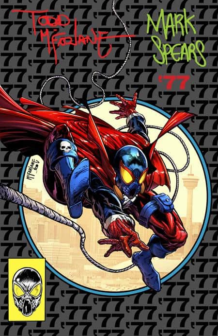 CVR J INC 1:500 MARK SPEARS & TODD MCFARLANE SIGNED FOIL