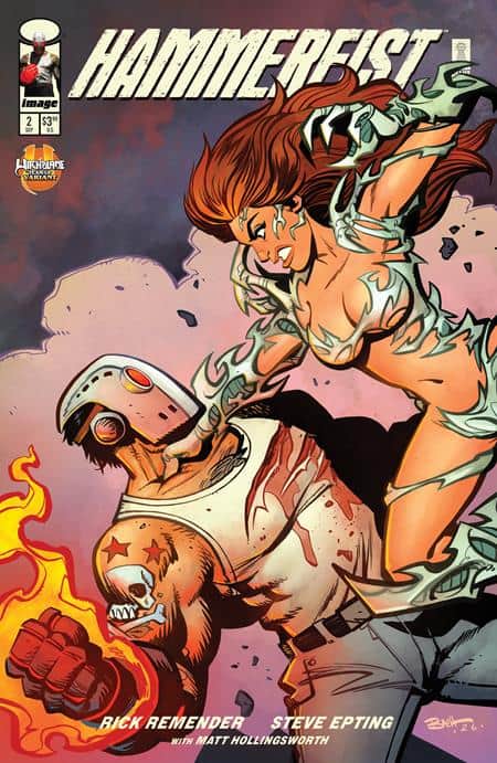 CVR C BRETT PARSON WITCHBLADE TEAM UP