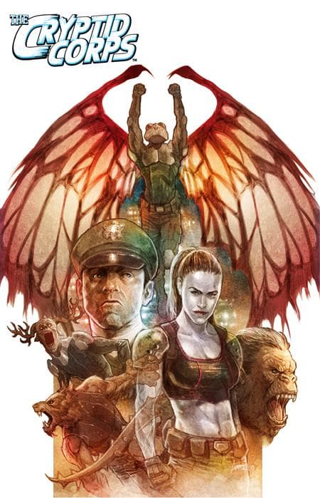 Cover for CRYPTID CORPS
