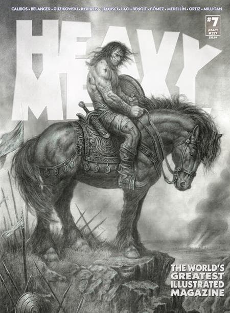 Cover for HEAVY METAL MAGAZINE