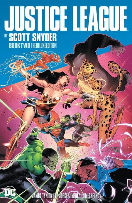 Cover for JUSTICE LEAGUE BY SCOTT SNYDER DELUXE EDITION BOOK 2