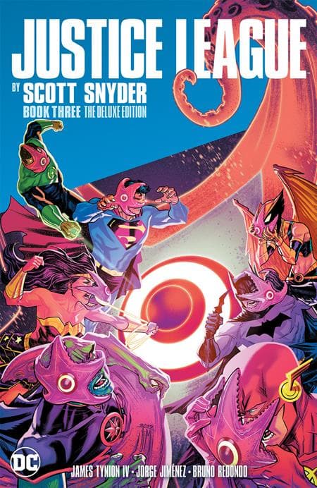 Cover for JUSTICE LEAGUE BY SCOTT SNYDER DELUXE EDITION BOOK 3