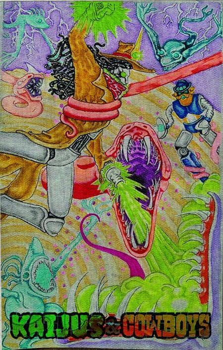 Cover for KAIJUS AND COWBOYS