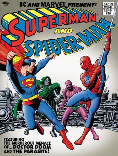 Cover für DC and Marvel Present Superman and Spider-Man (Marvel Treasury Edition #28)
