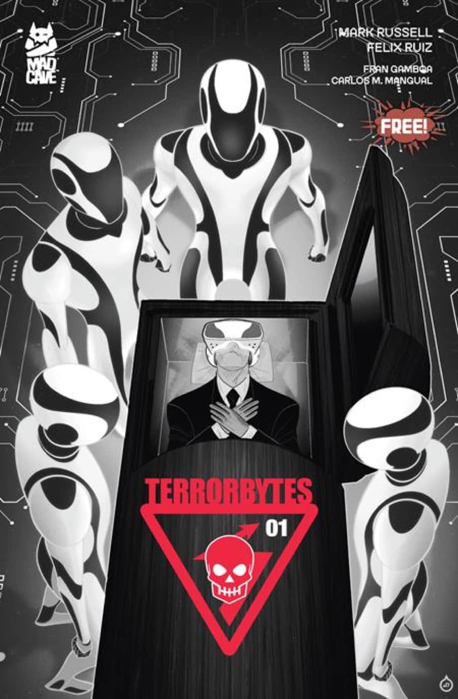 Terrorbytes #1 — FCBD 2026 Black & White Edition Cover