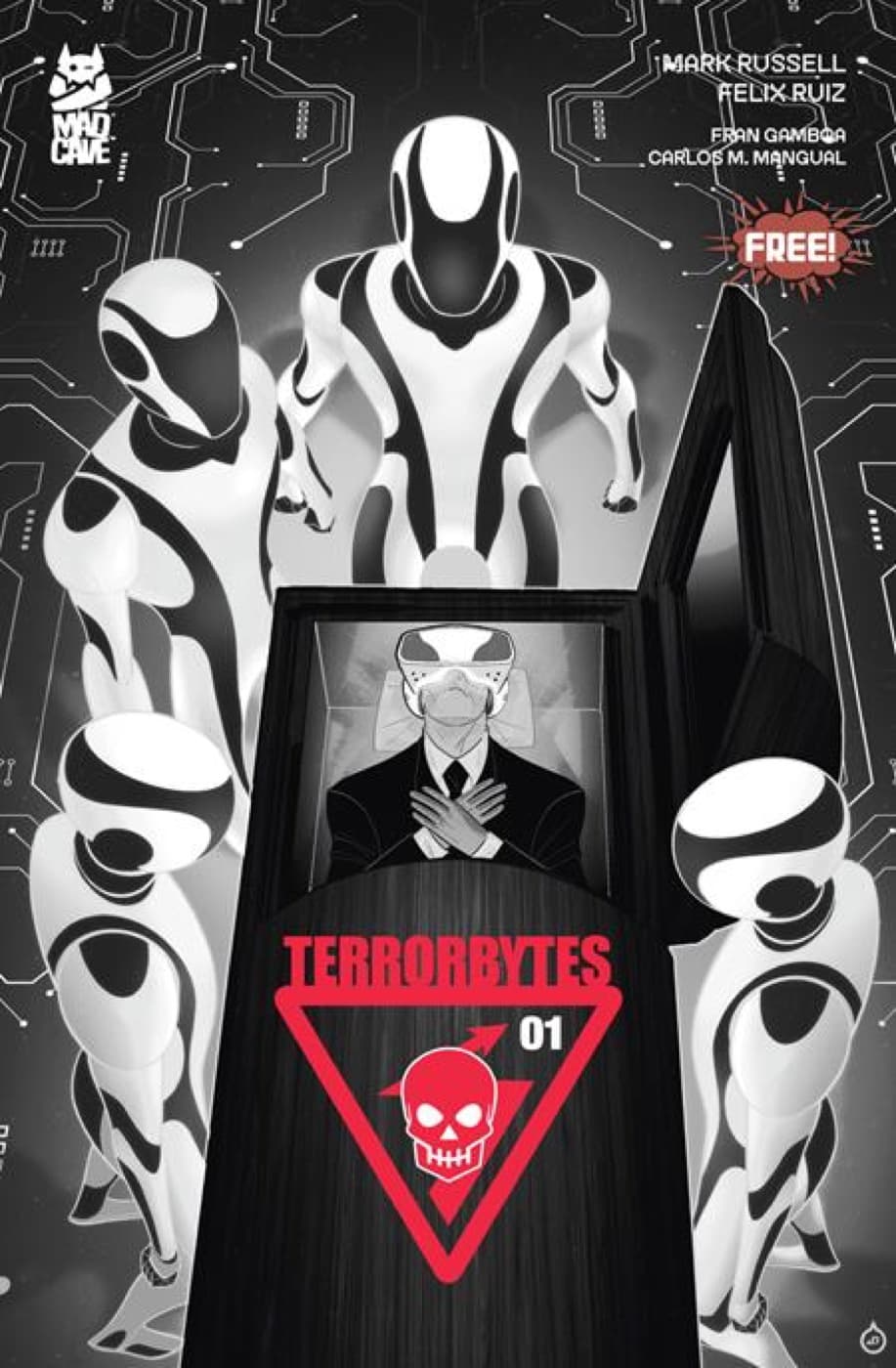 Cover für Terrorbytes #1 — FCBD 2026 Black & White Edition