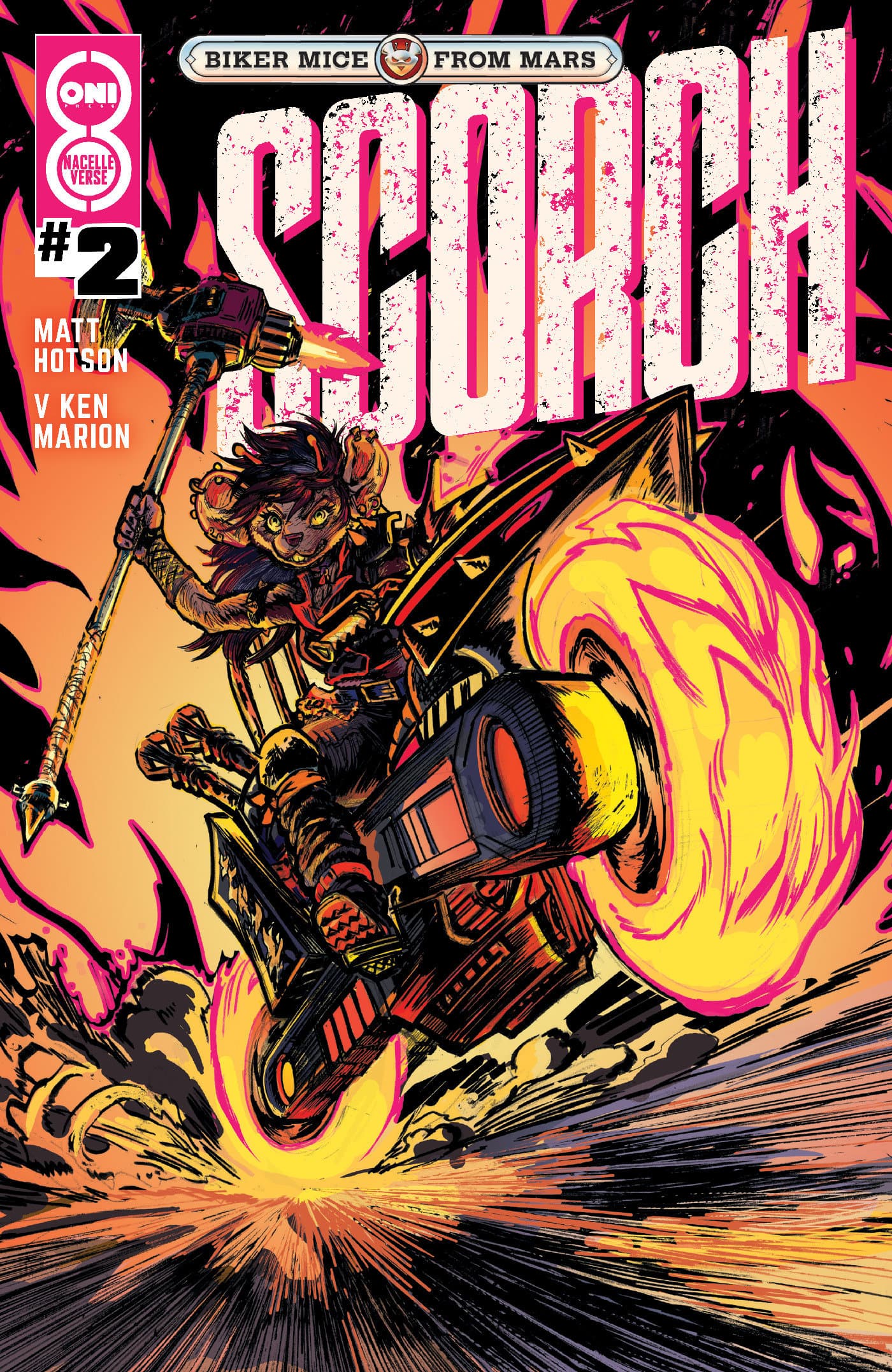 Cover for Biker Mice from Mars: Scorch