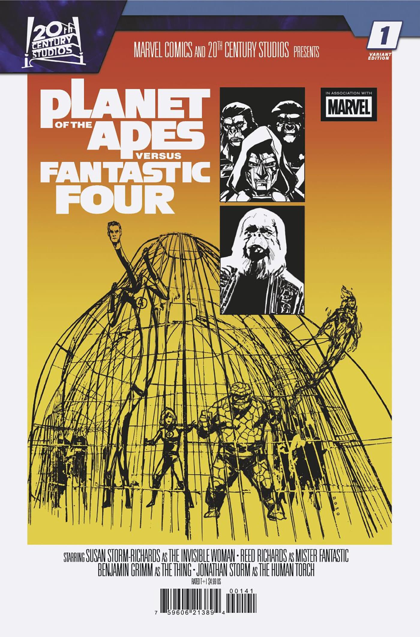 Cover für PLANET OF THE APES VS. FANTASTIC FOUR