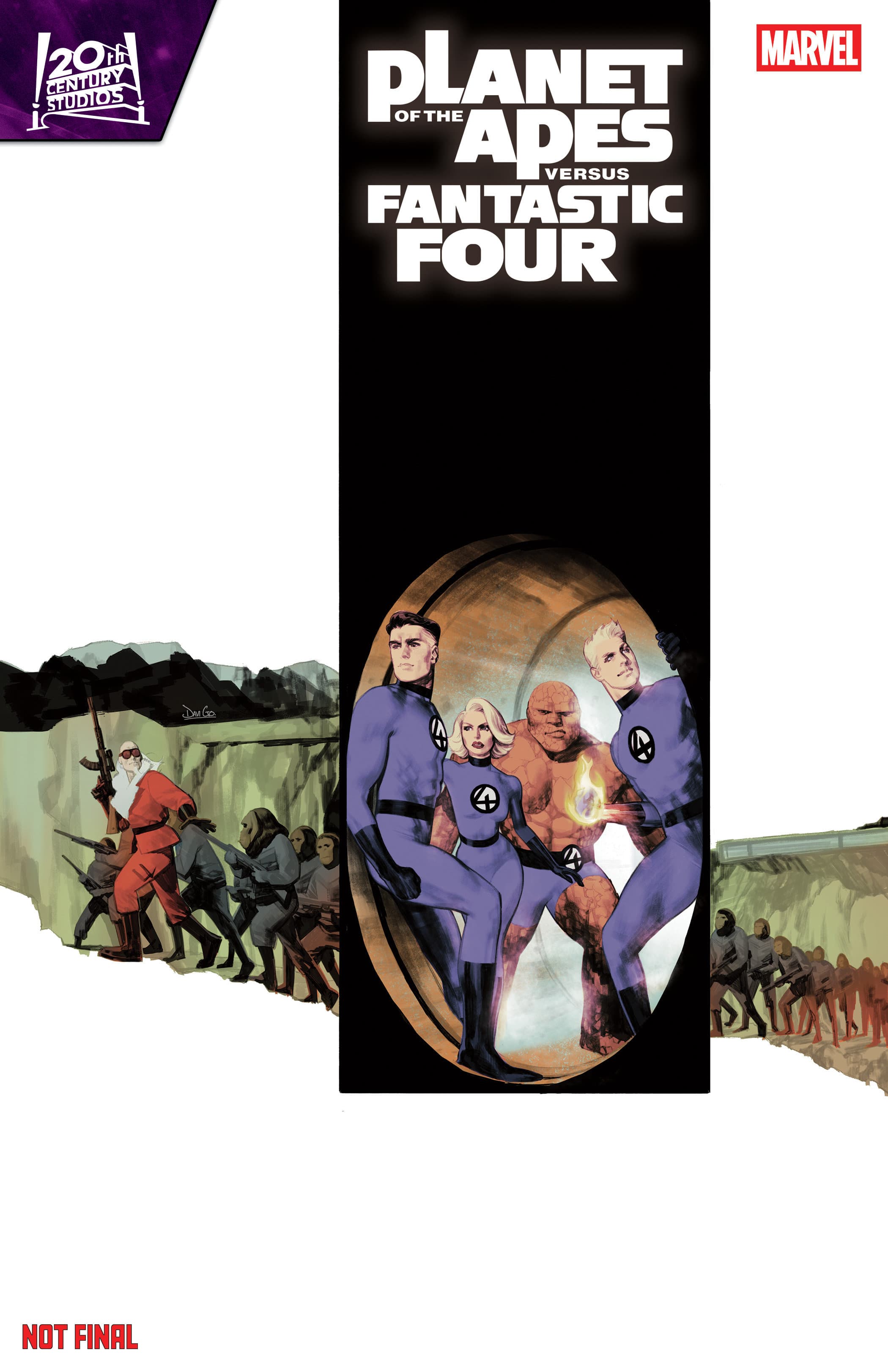 Cover for PLANET OF THE APES VS. FANTASTIC FOUR