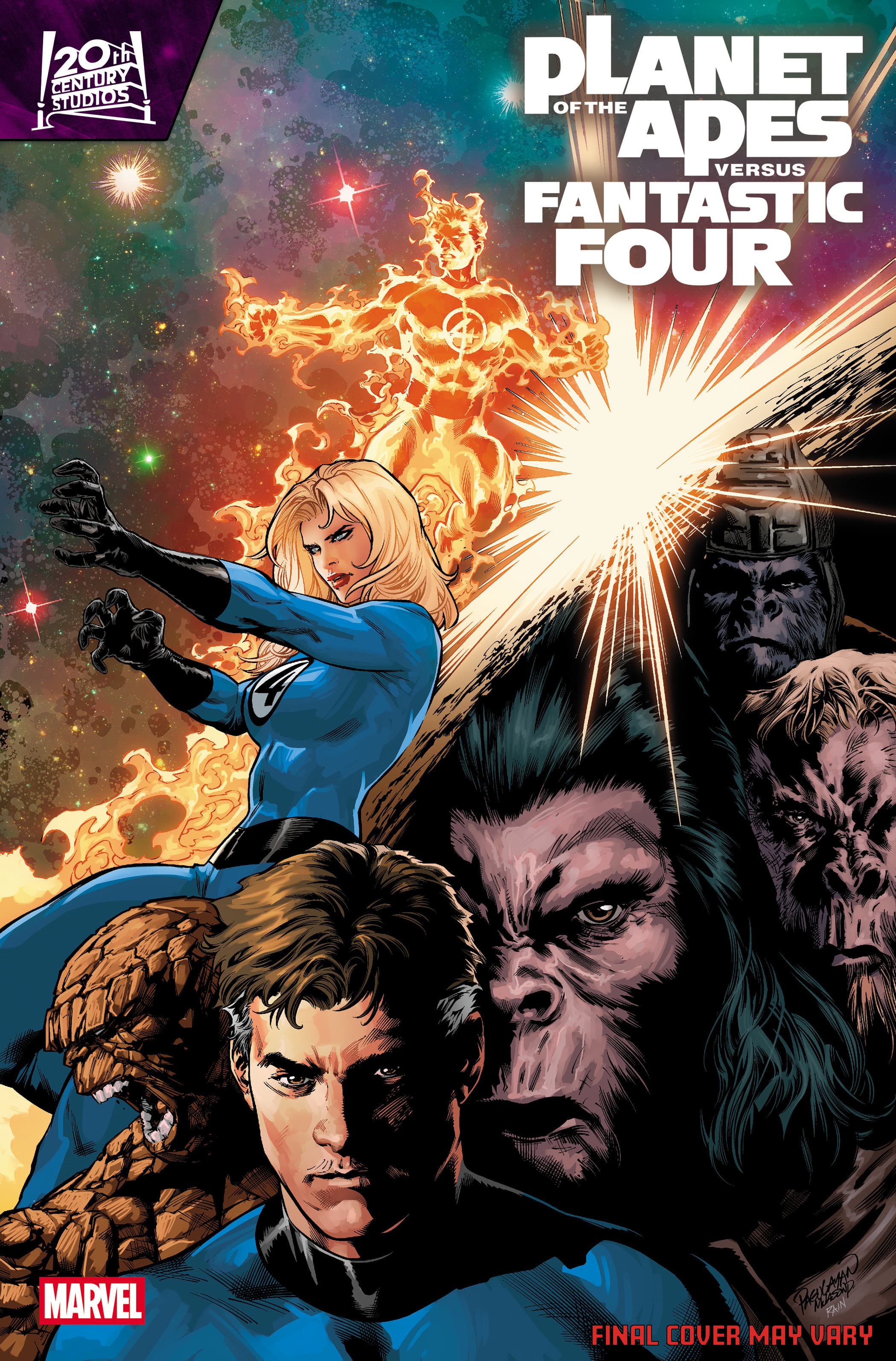 Cover for PLANET OF THE APES VS. FANTASTIC FOUR