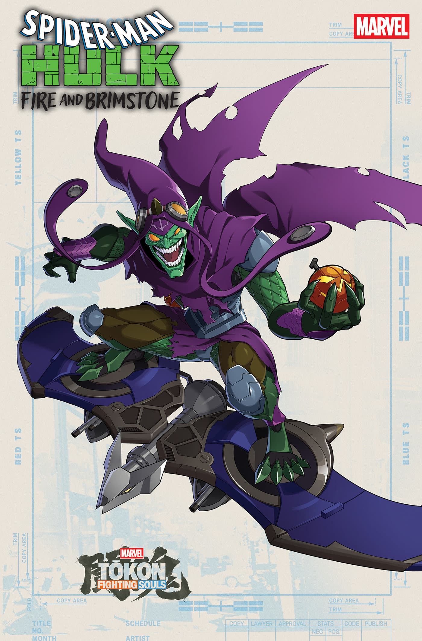 Cover for SPIDER-MAN/HULK: FIRE AND BRIMSTONE