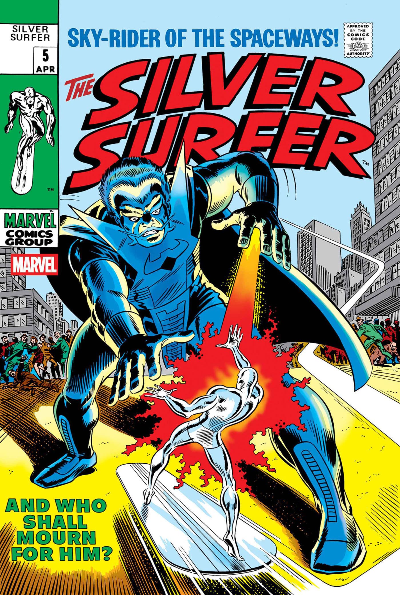 Cover for SILVER SURFER #5 FACSIMILE EDITION