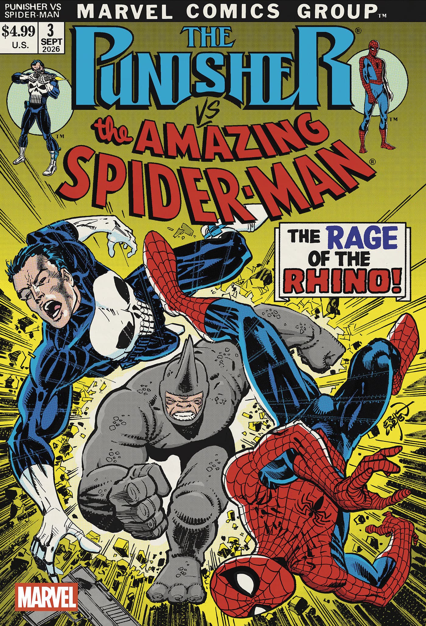 Cover for PUNISHER VS. SPIDER-MAN