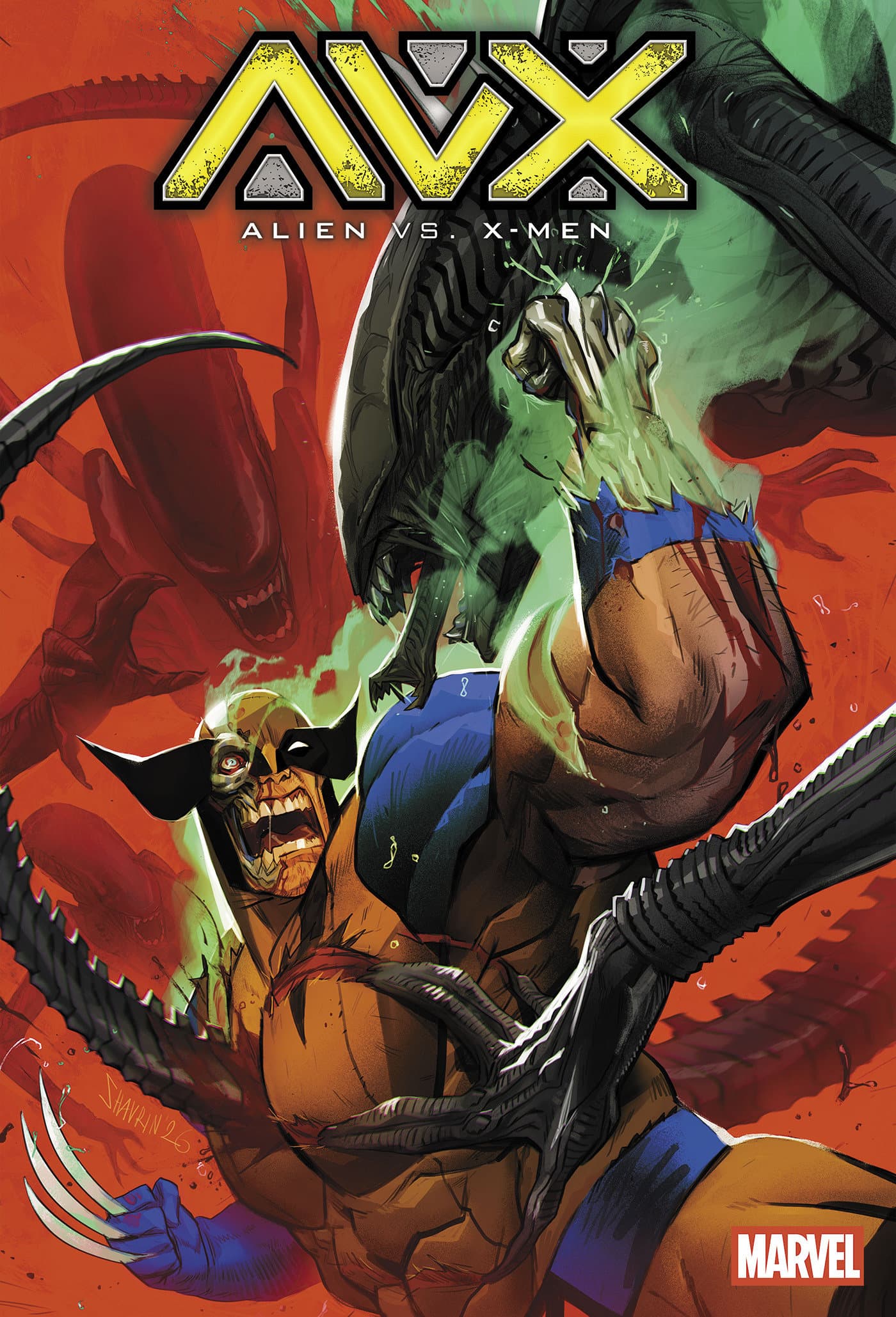 Cover for ALIEN VS. X-MEN