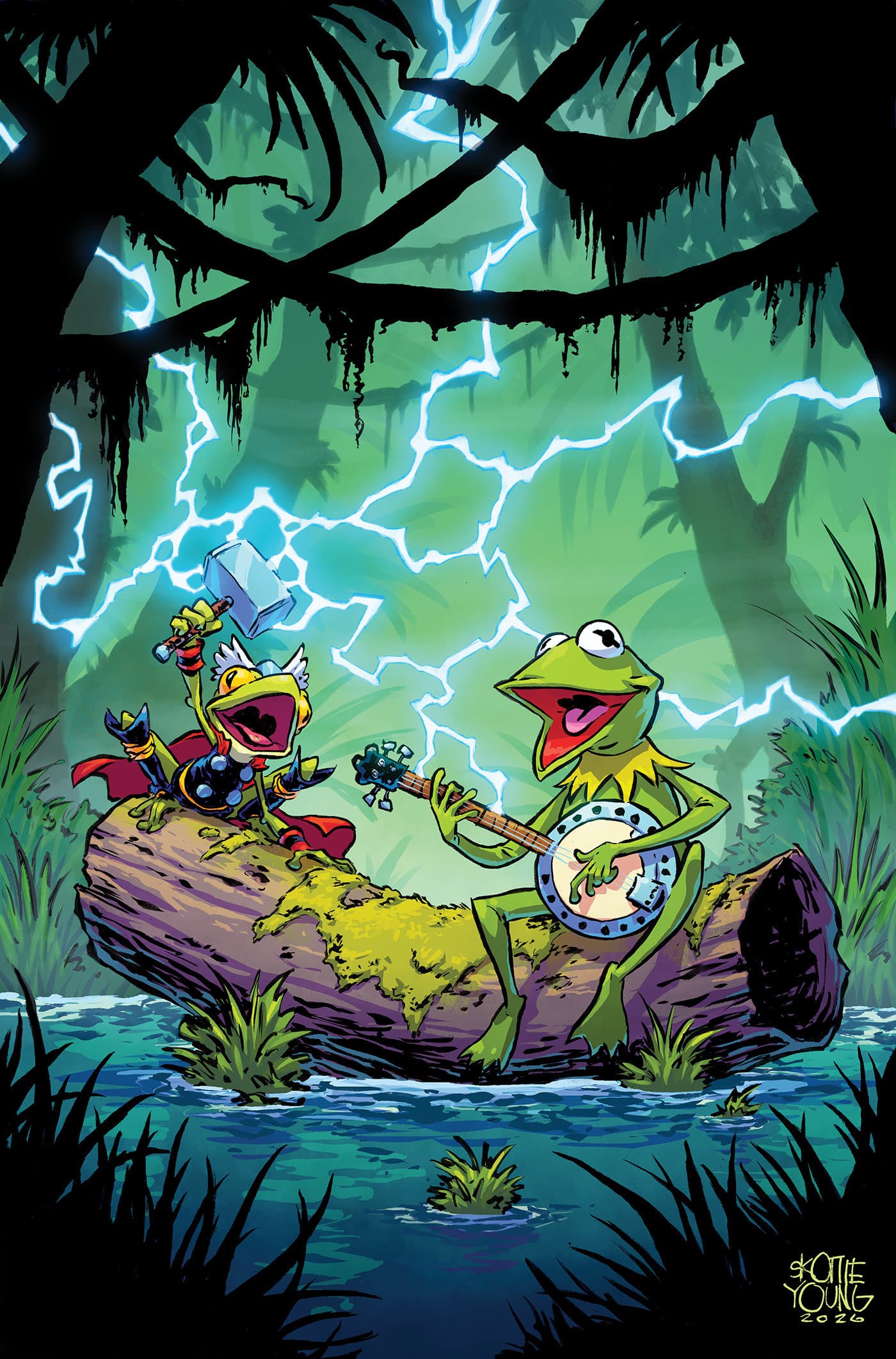 Cover for MUPPETS TAKE THE MARVEL UNIVERSE