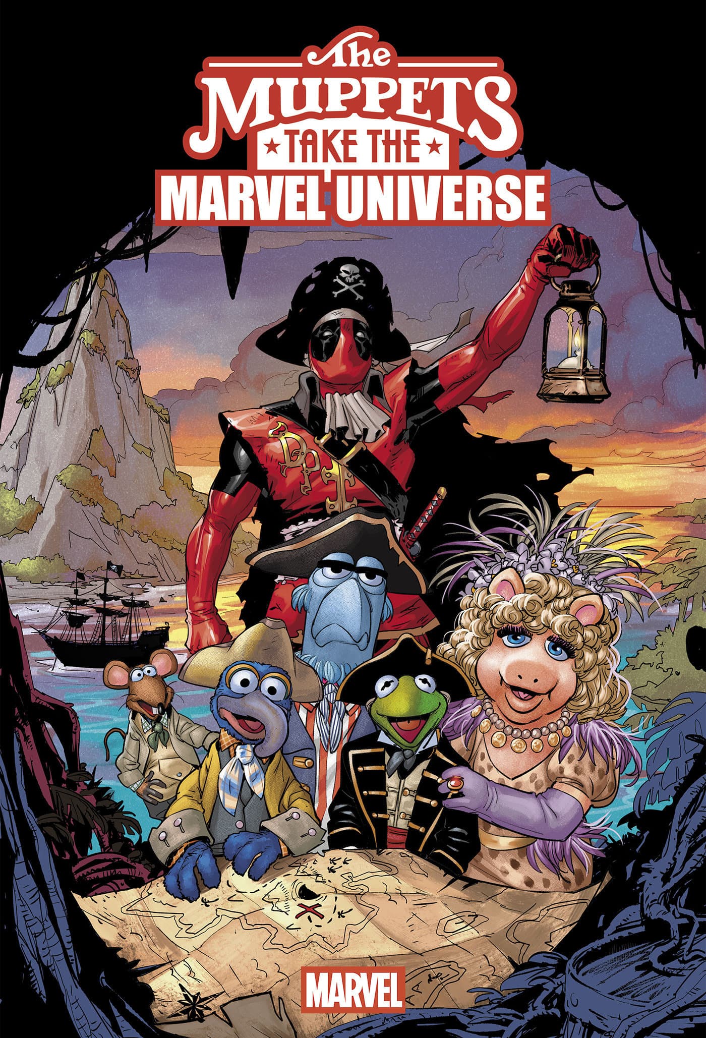 Cover for MUPPETS TAKE THE MARVEL UNIVERSE