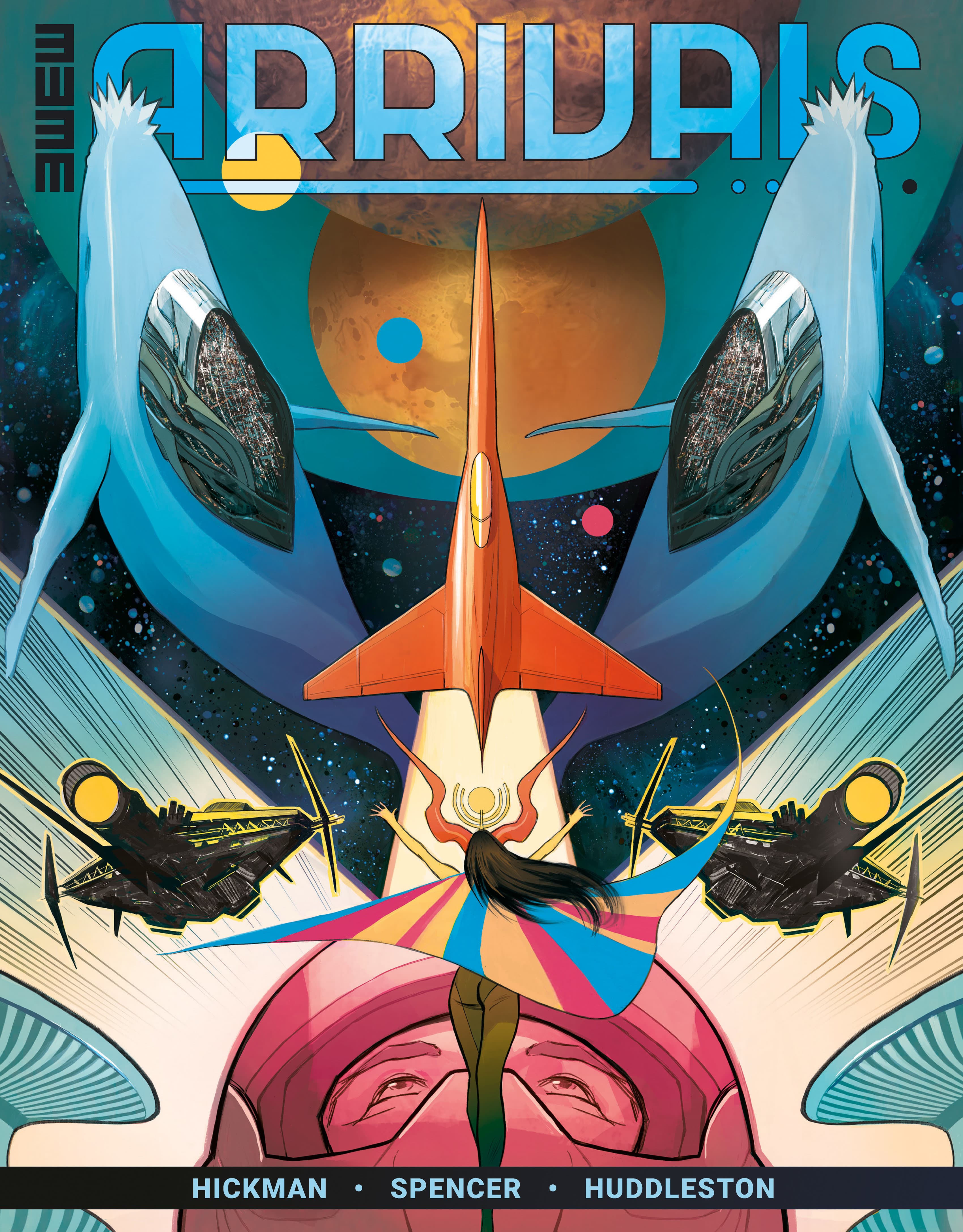 Cover für Arrivals #1 (CVR A) (3W3M) (Mike Huddleston)