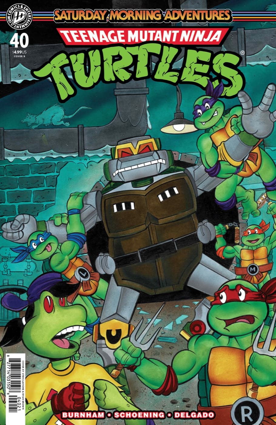 Cover for TMNT Saturday Morning Adventures II