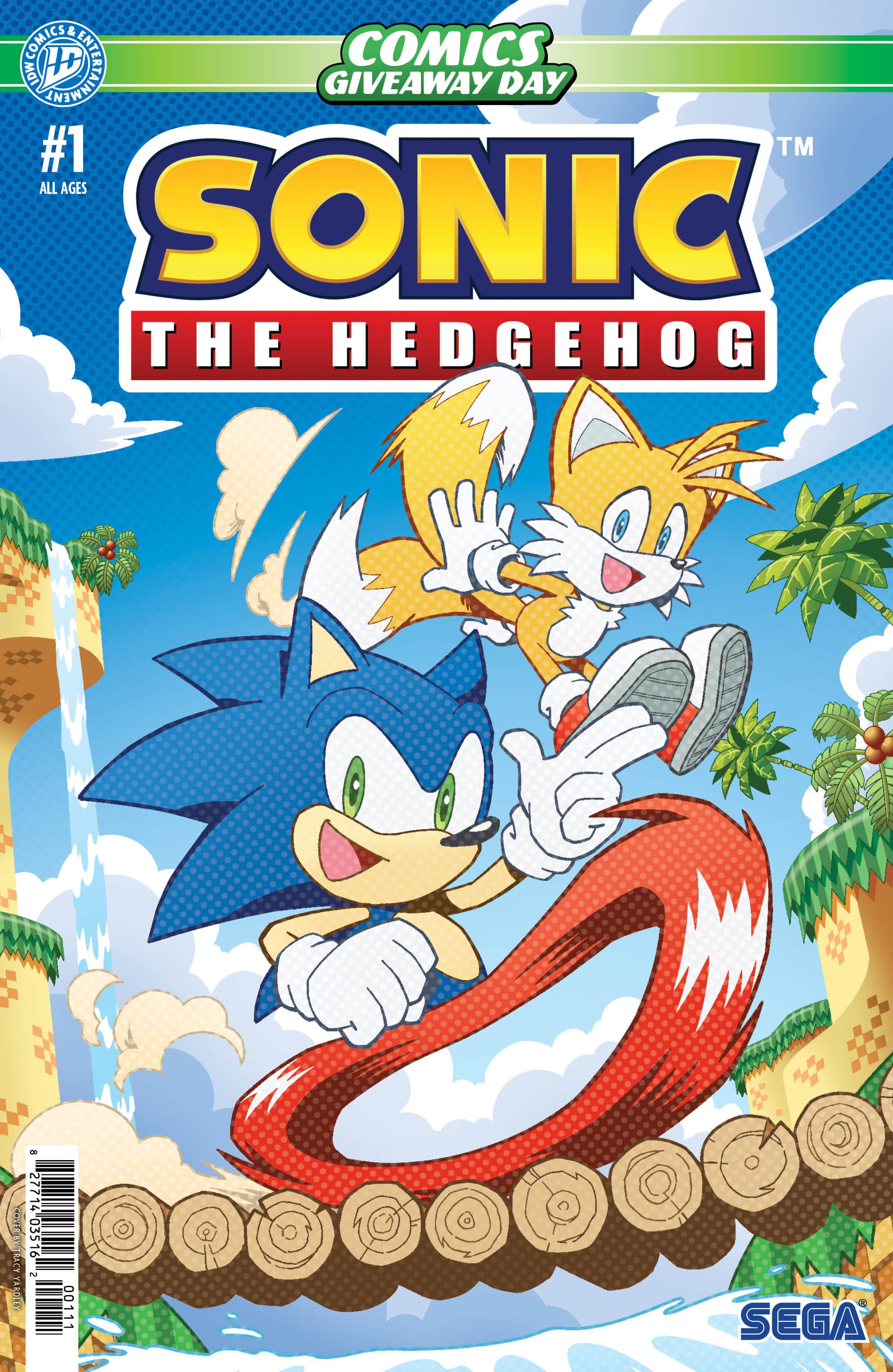 Sonic the Hedgehog #1: Cover A — FCBD 2026 Reissue Cover