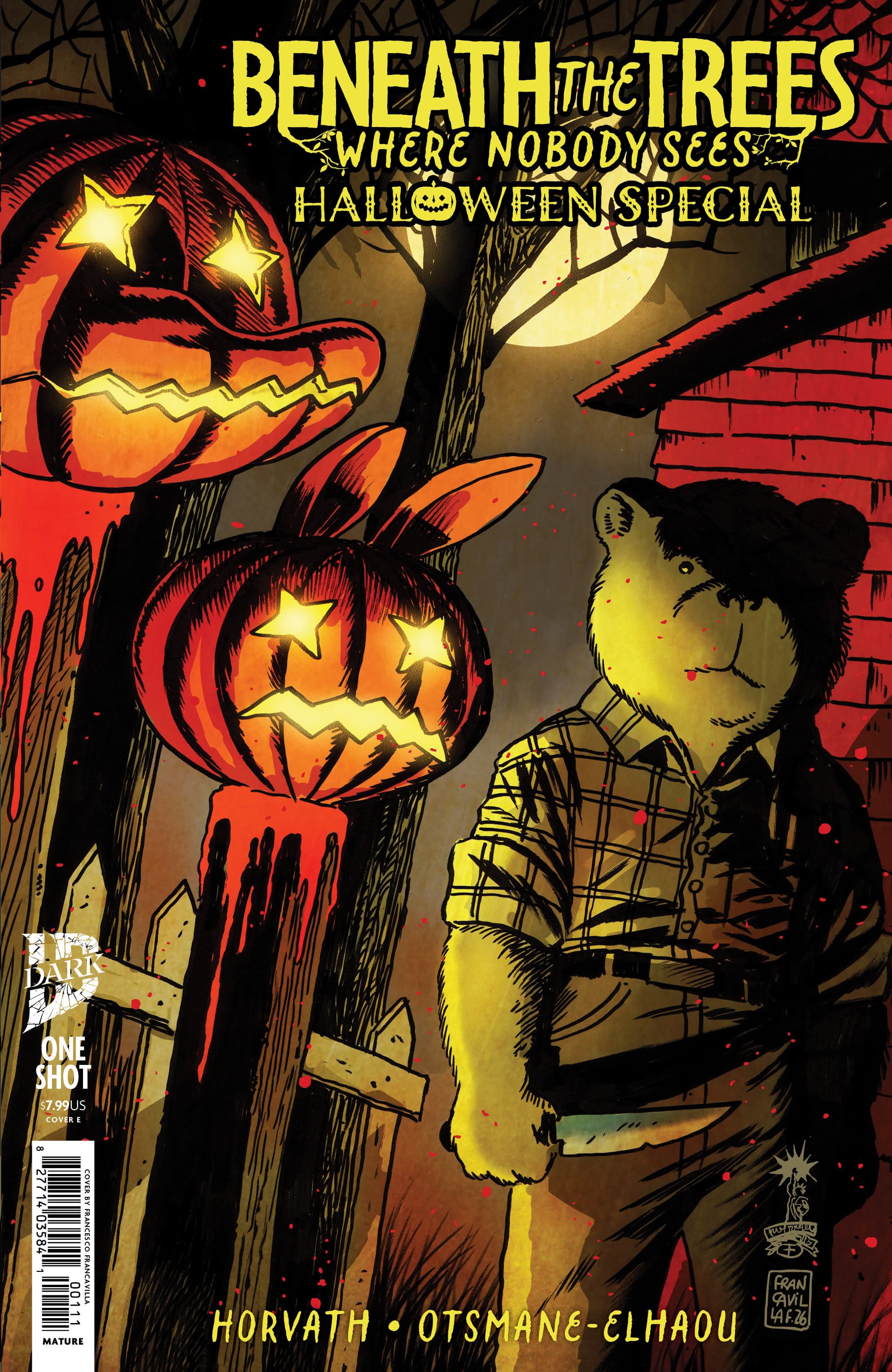 Cover for Beneath the Trees Where Nobody Sees Halloween Special Cover A (Horvath)