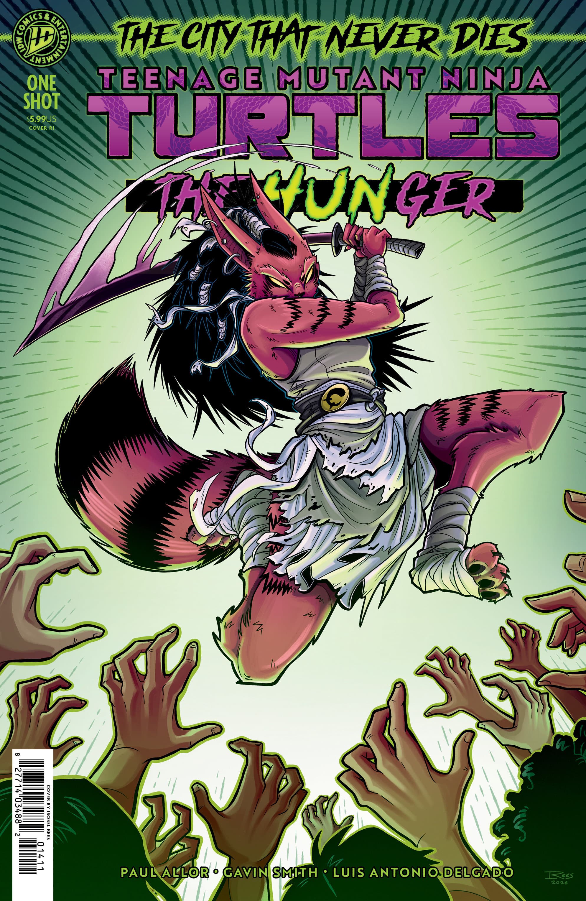 Cover for Teenage Mutant Ninja Turtles: The Hunger Cover A (Smith)
