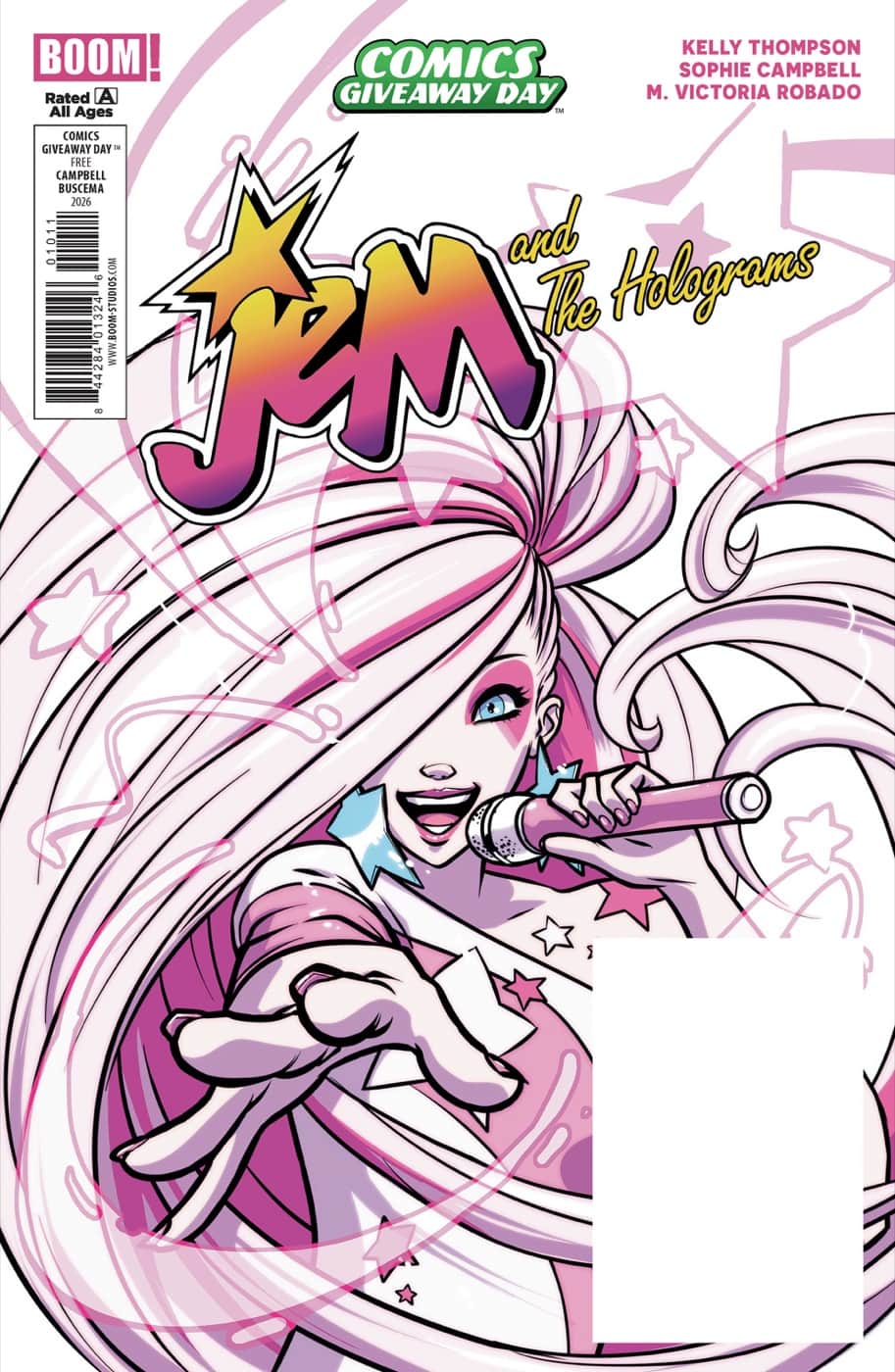 Jem and the Holograms / My Little Pony Flipbook — CGD 2026 Cover