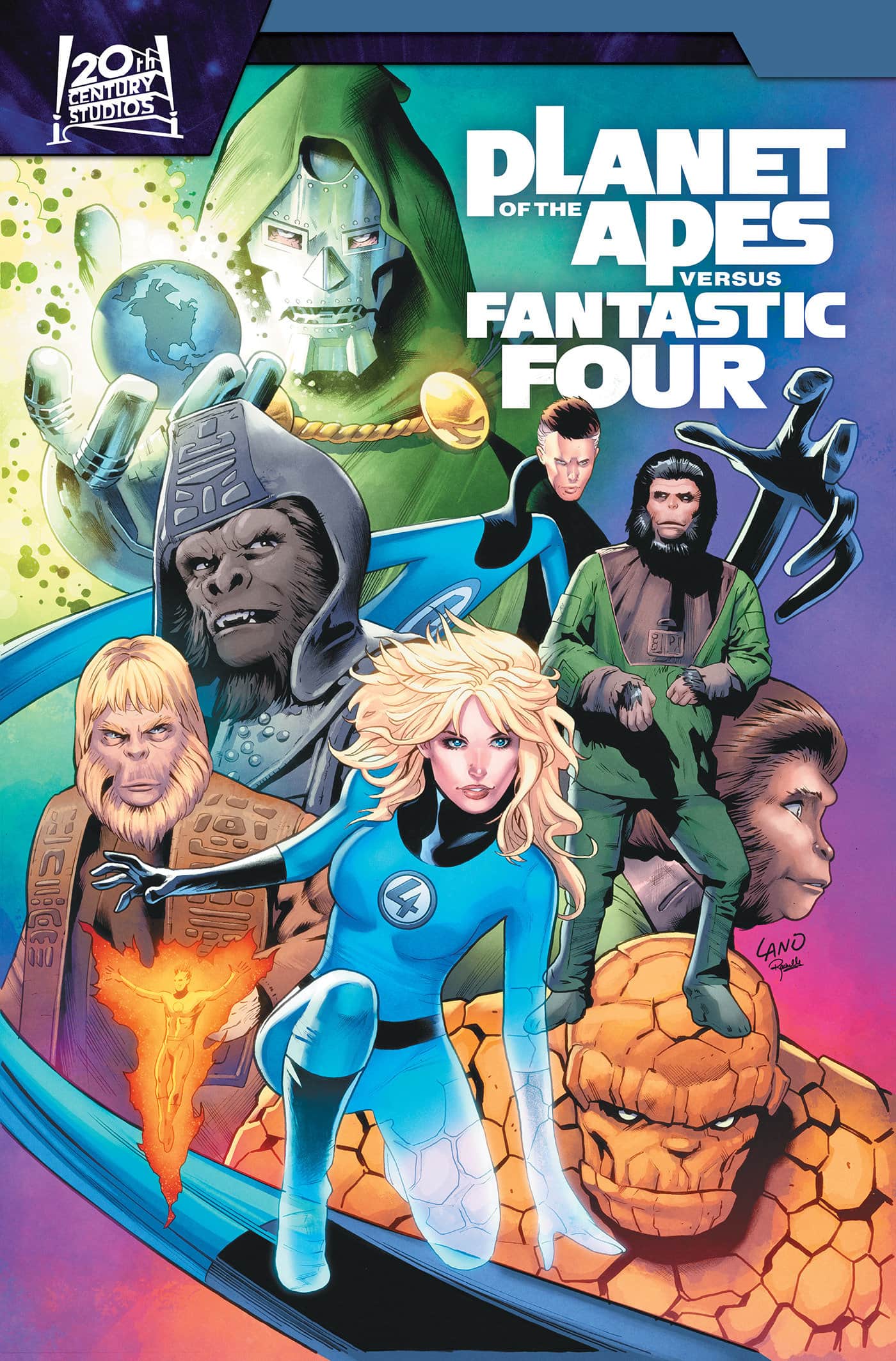 Planet Of The Apes Vs. Fantastic Four Cover