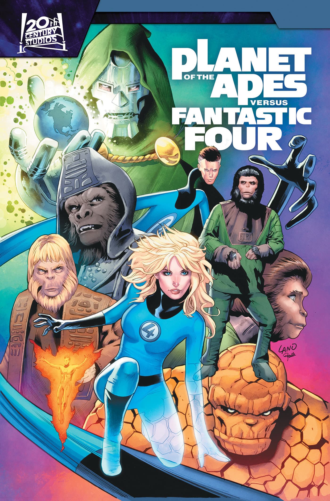 Cover for Planet Of The Apes Vs. Fantastic Four