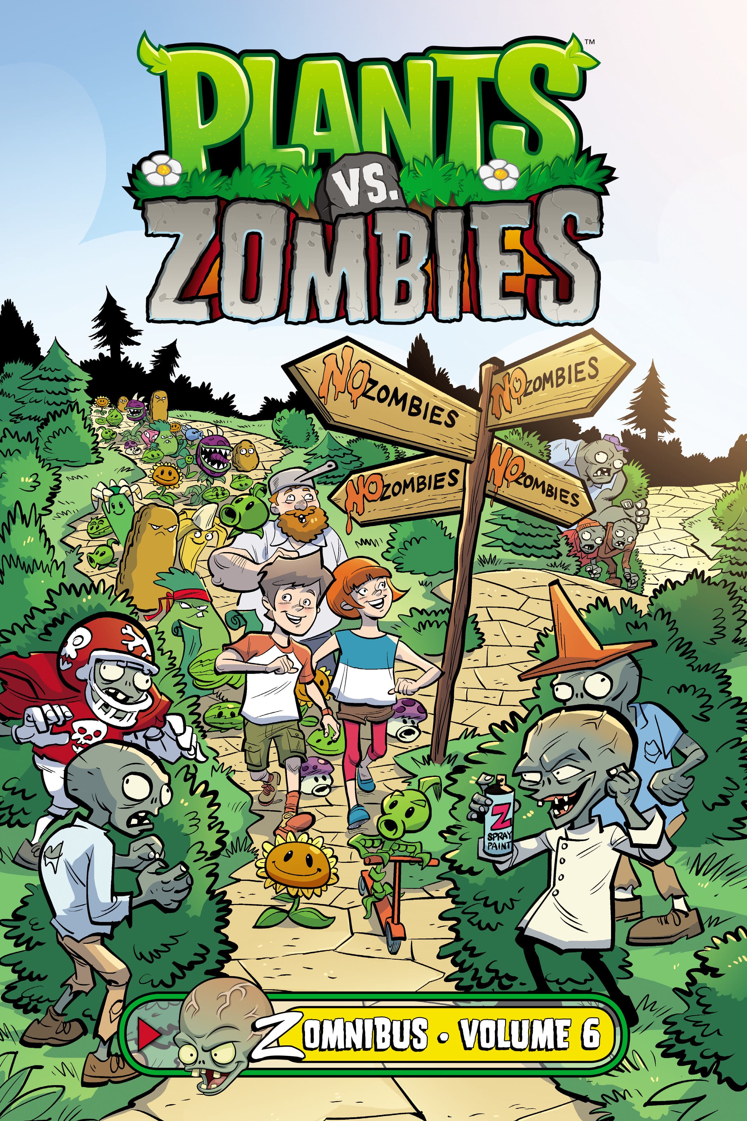 Cover für Plants vs. Zombies Zomnibus Volume 6