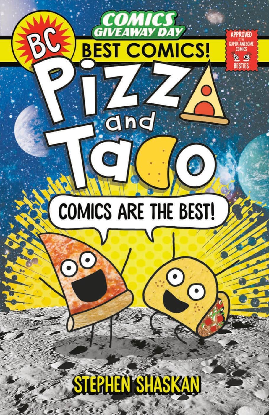 Pizza and Taco — Comics Giveaway Day 2026 Cover