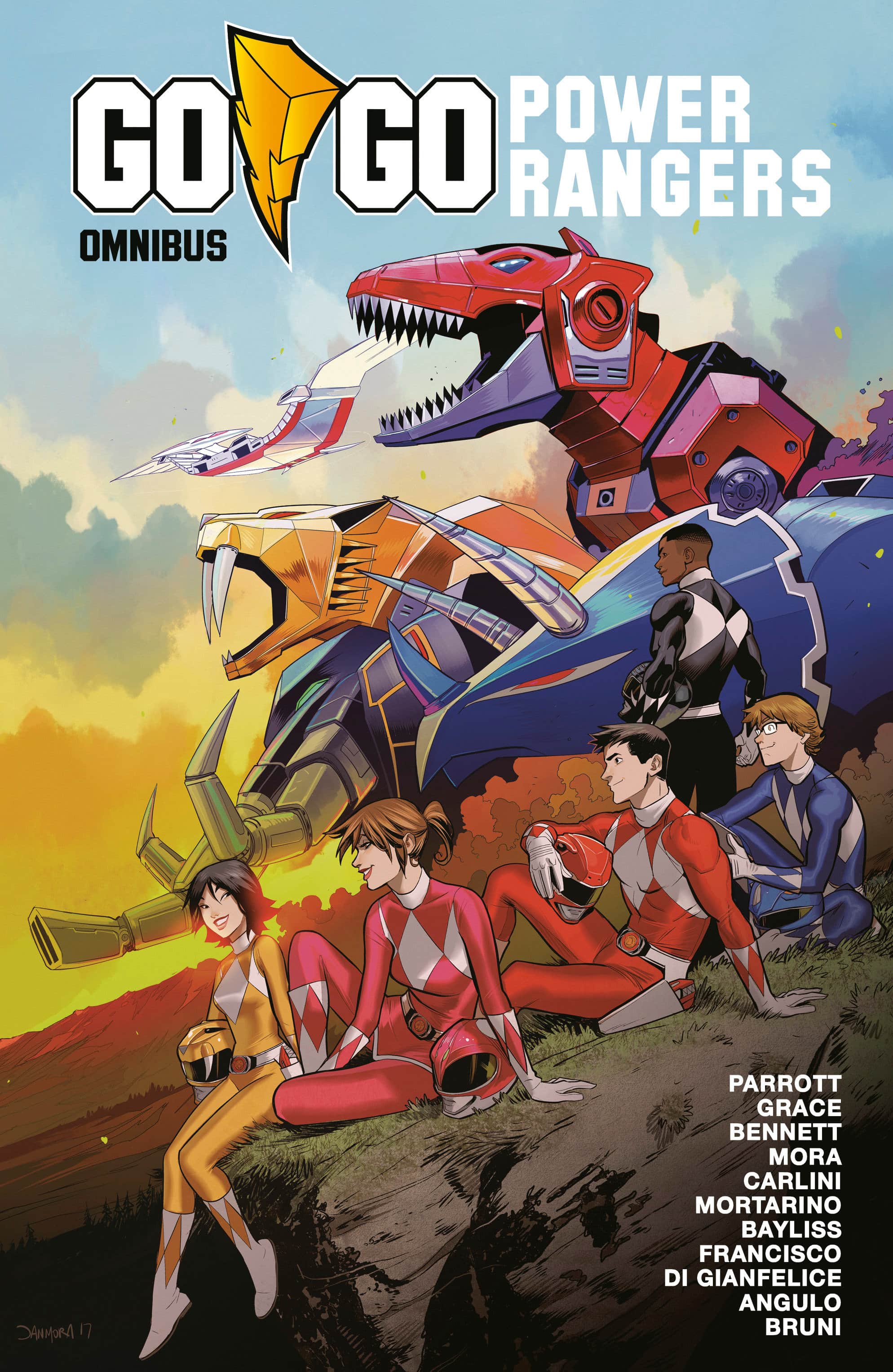 Go Go Power Rangers Omnibus Cover